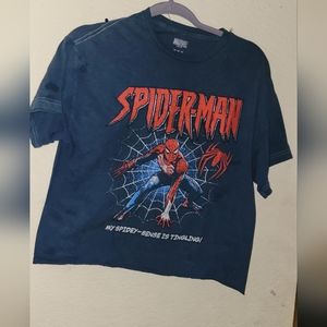 Spider Man Crop Top
